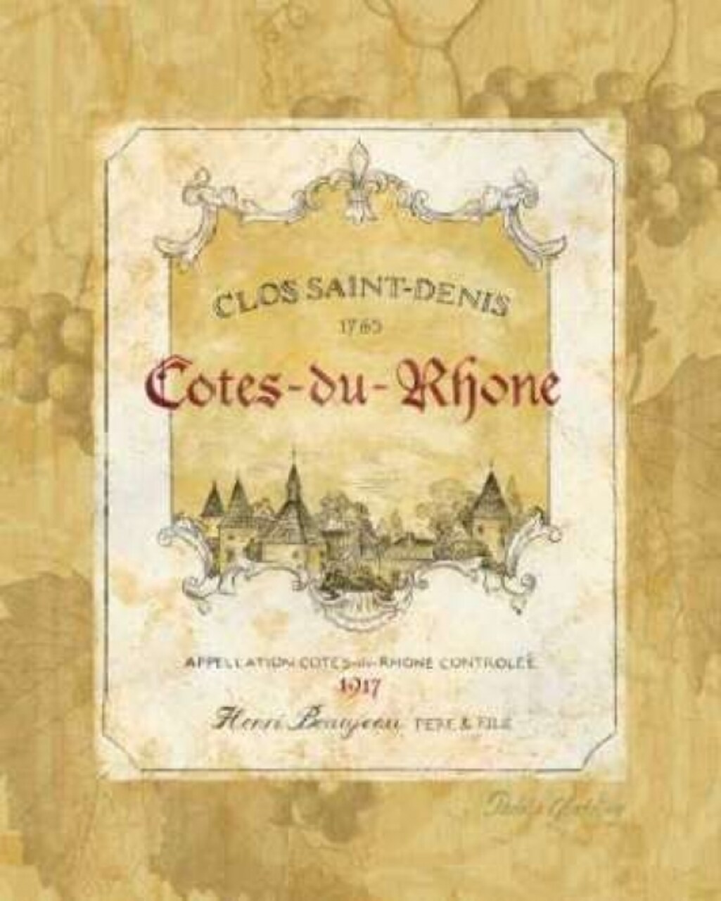Cotes du Rhone Poster Print by Pamela Gladding - Item # VARPDXGLA302